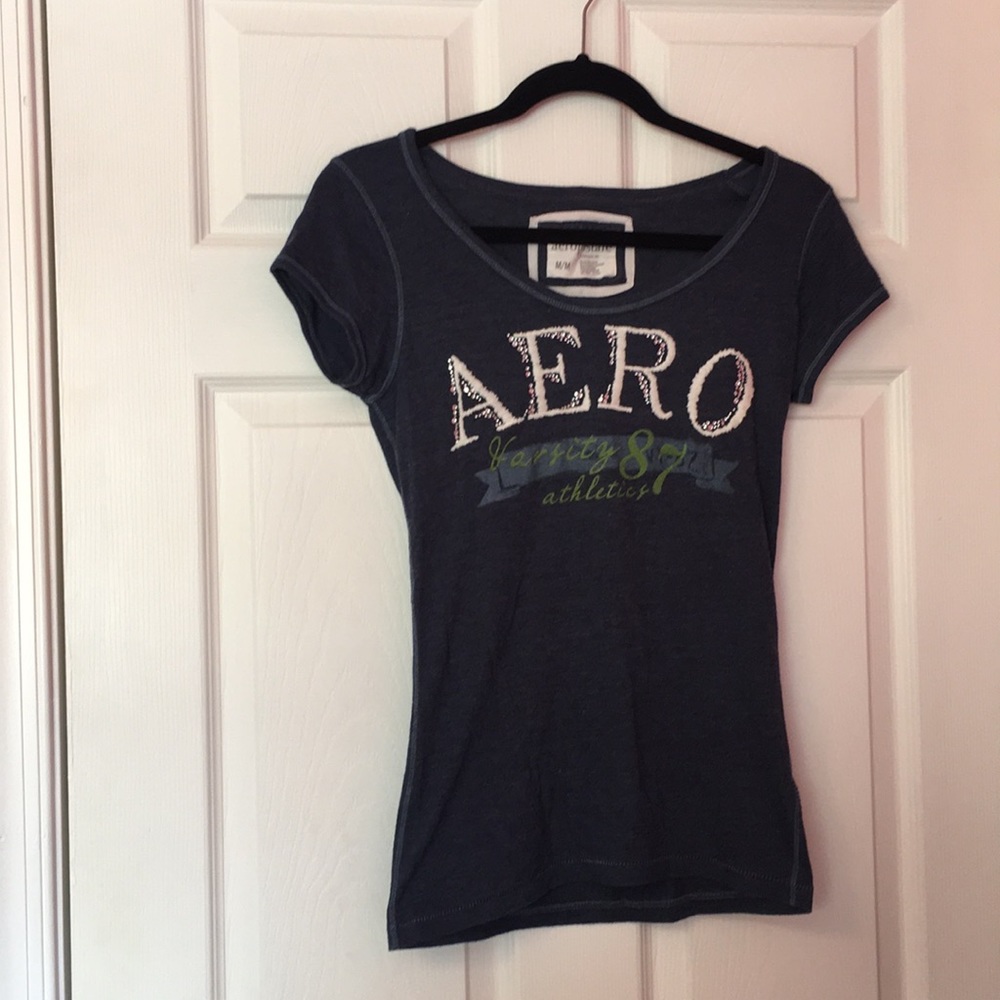 Aeropostale Tee with Gem Details